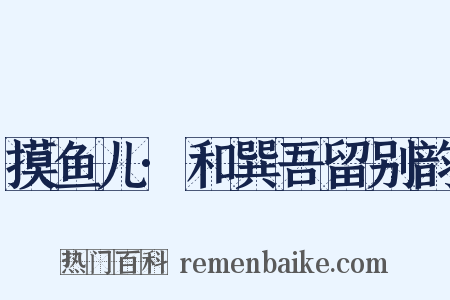 摸鱼儿·和巽吾留别韵是什么意思的图片